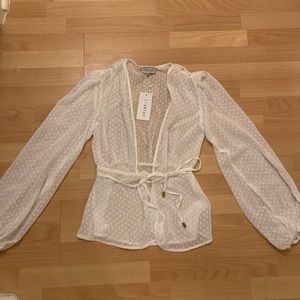 Lioness sheer blouse